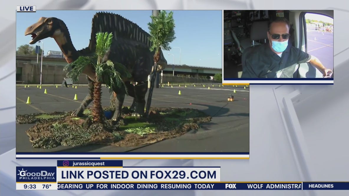 Wells Fargo Center host Jurassic Quest drive-thru experience